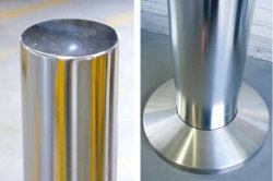Stainless Steel Surface Mounted Bollards